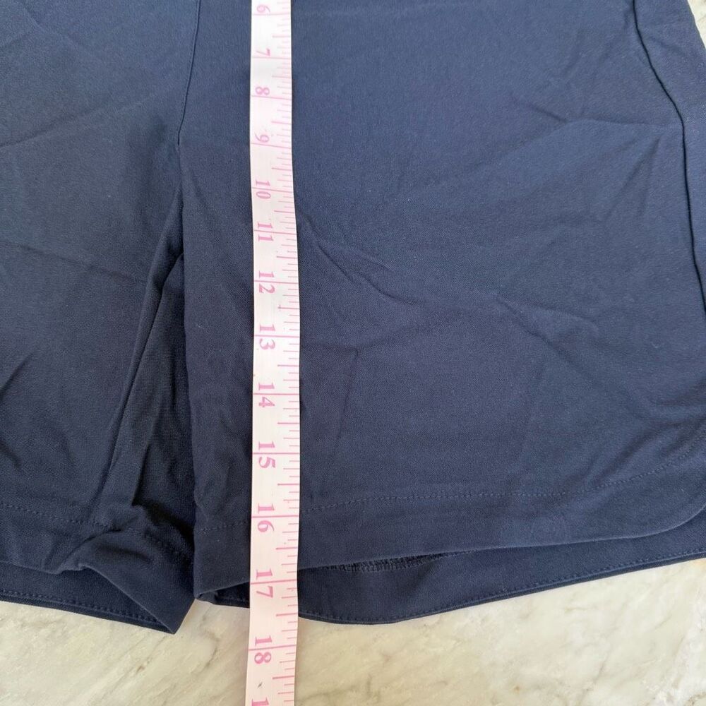 Lady Hagen Shorts Women's Size L 7” Tummy Control Golf navy blue Wicking NWT - Picture 7 of 7